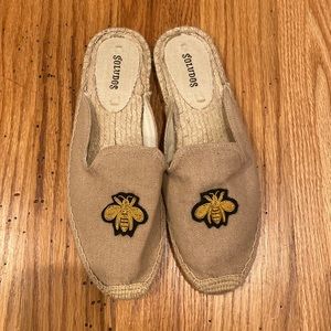 Soludos Beaded Bee Espadrille slides